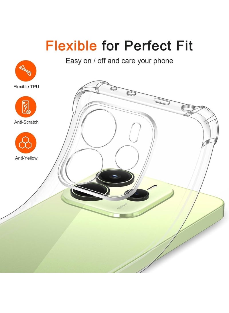 Shockproof Transparent Case Compatible with Xiaomi Redmi Note 14 4G - Image 2