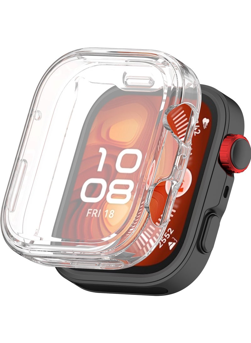 حَبْل تِك مناسب لساعة Huawei Watch Fit 4 Pro حافظة واقية مقاومة للصدمات من مادة TPU شفافة - Image 1