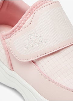 Kappa Girls' Checked Sports Shoes with Hook and Loop Closure  - Image 5