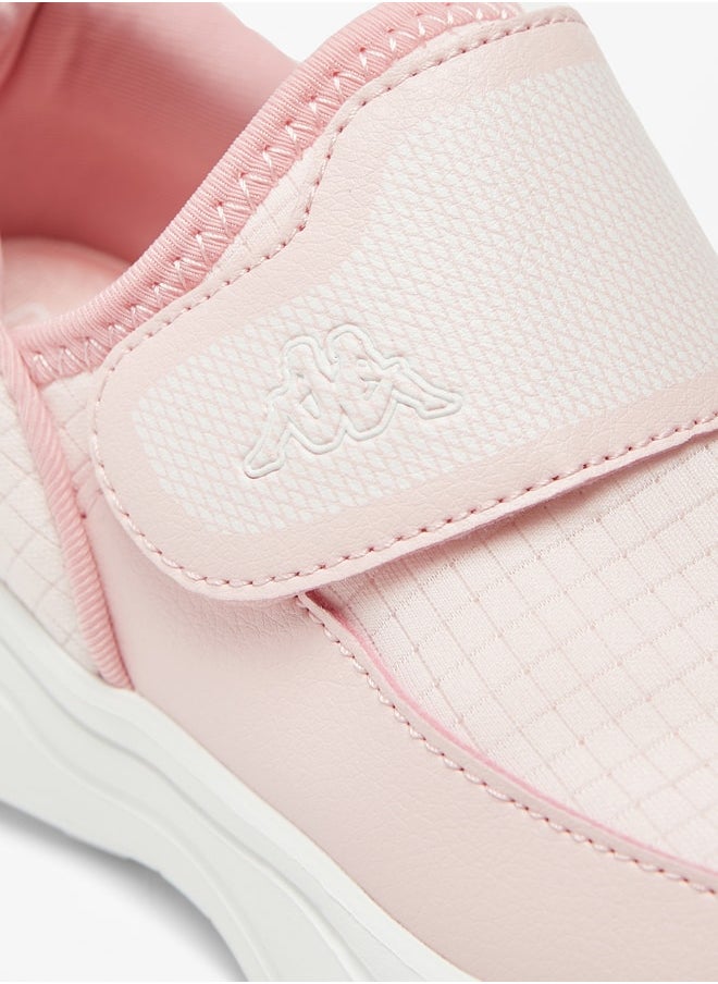 Kappa - Girls' Checked Sports Shoes with Hook and Loop Closure - Image 1