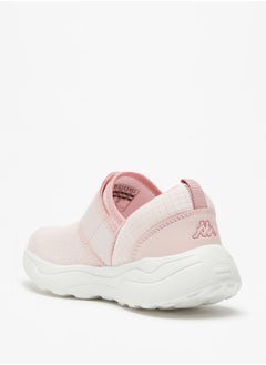 Kappa Girls' Checked Sports Shoes with Hook and Loop Closure  - Image 2