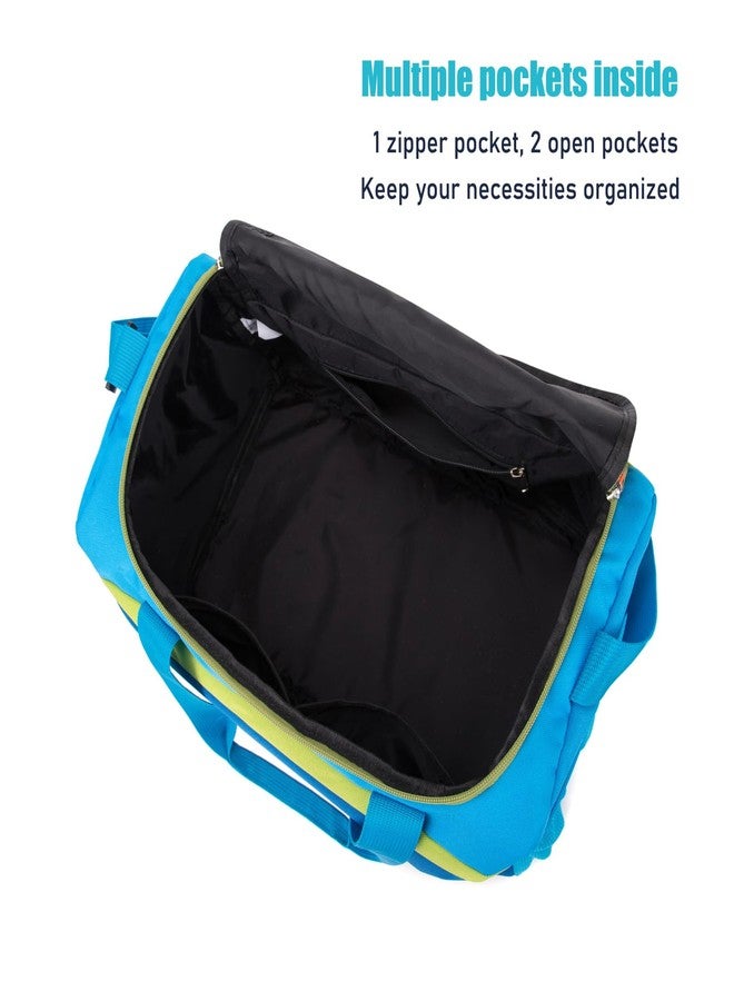 HawLander Small Duffle Bag for Kids Boys or Girls, Gym Bag for Sports Travel(Blue) - Image 4