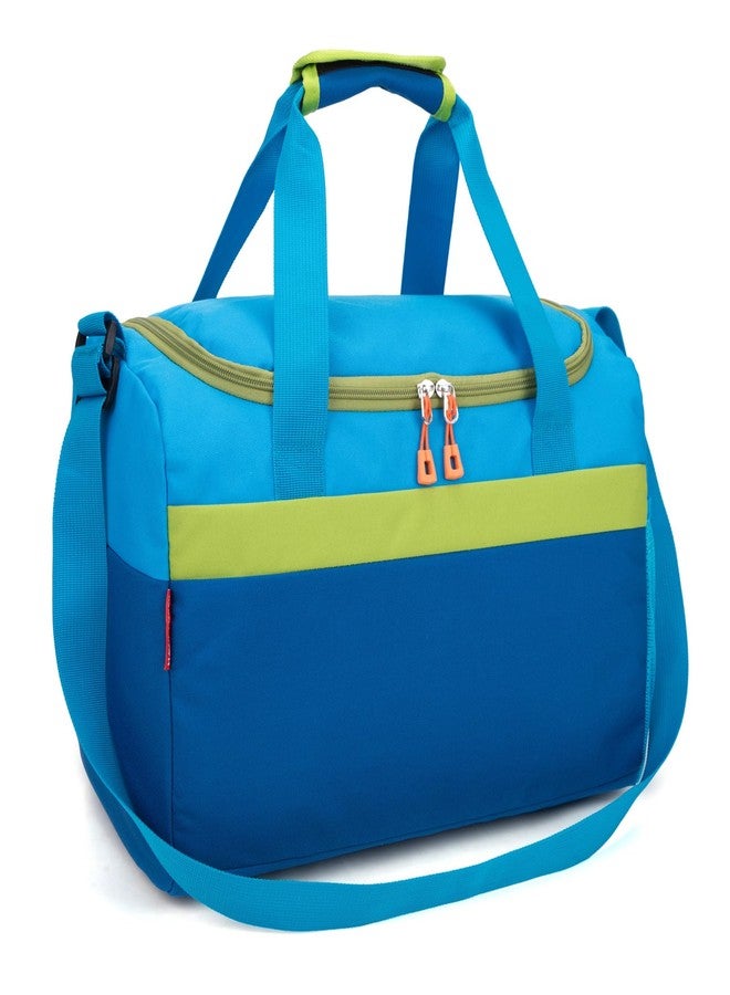 HawLander Small Duffle Bag for Kids Boys or Girls, Gym Bag for Sports Travel(Blue) - Image 2