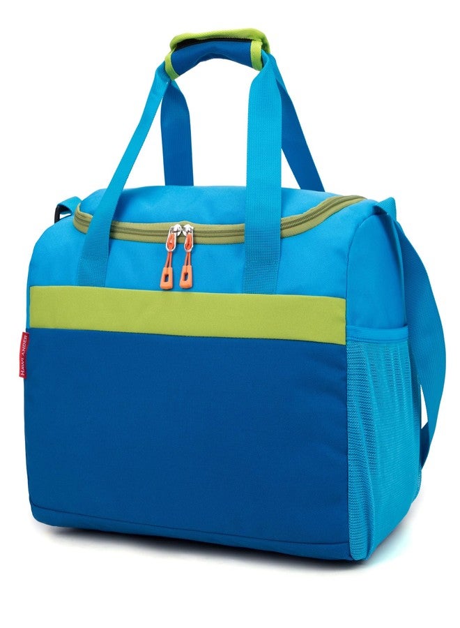 HawLander Small Duffle Bag for Kids Boys or Girls, Gym Bag for Sports Travel(Blue) - Image 1