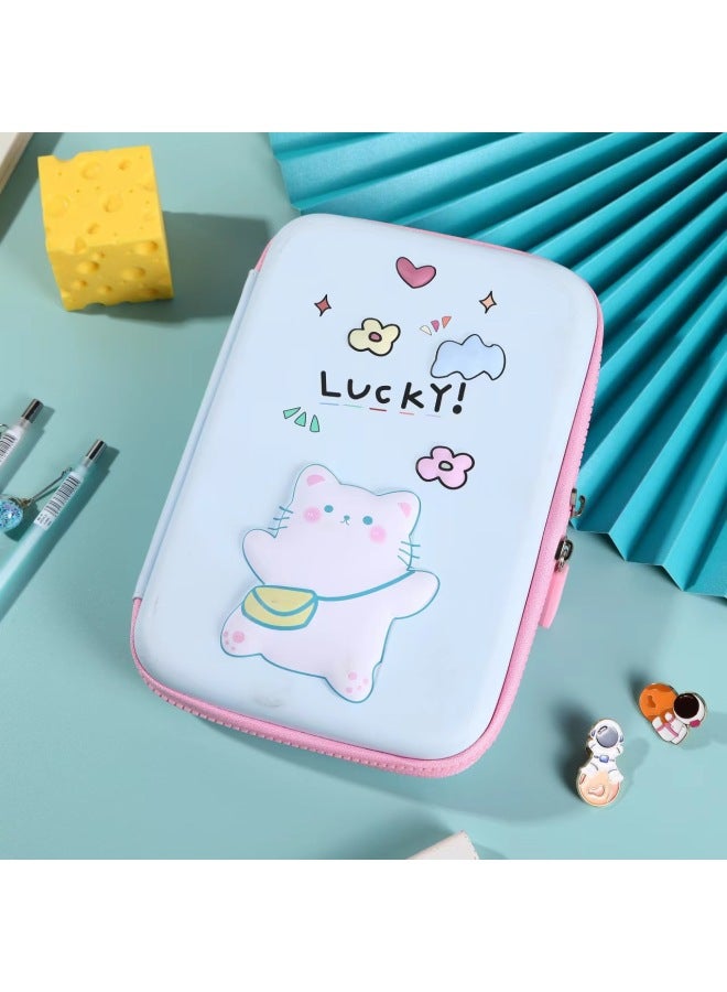 Pu Pencil Case Large Capacity Widened High Color Value Gift Giving 3d Pencil Case Storage Pencil Case Eva Pencil Case - Image 1