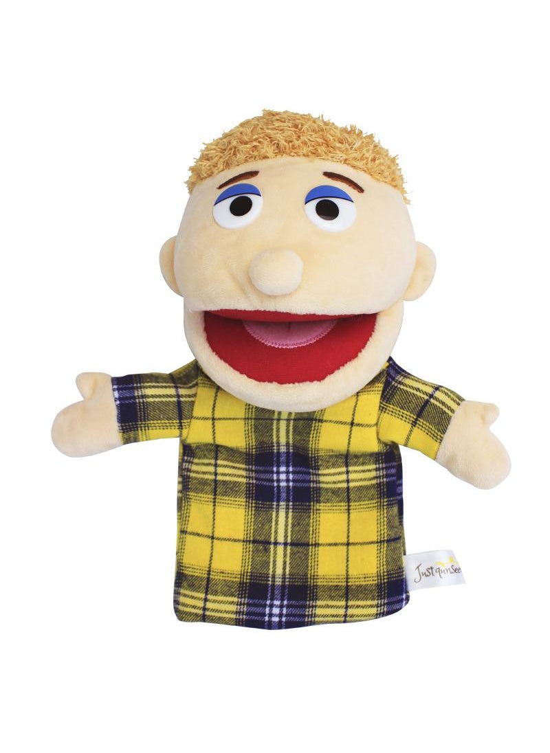 1 Pcs Children's Puzzle Plush Toy Doll Kindergarten Storytelling Hand Puppet Son 30cm 