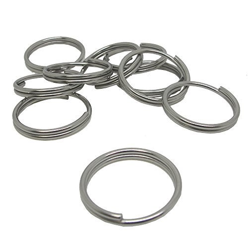 Scuba Choice Scuba Diving 24mm Split Rings (10 PCS) BCD Gear Attachment – 1.6mm Stainless Steel Wire, Rust-Resistant 304 Steel, Durable, Corrosion-Proof, Heavy Duty for Accessories and Equipment - Image 3