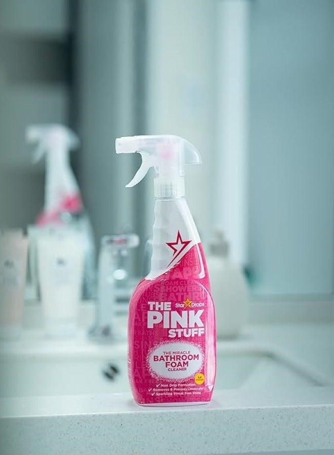 Stardrops The Pink Stuff Miracle Bathroom Foam Cleaner 750 ML - Image 4