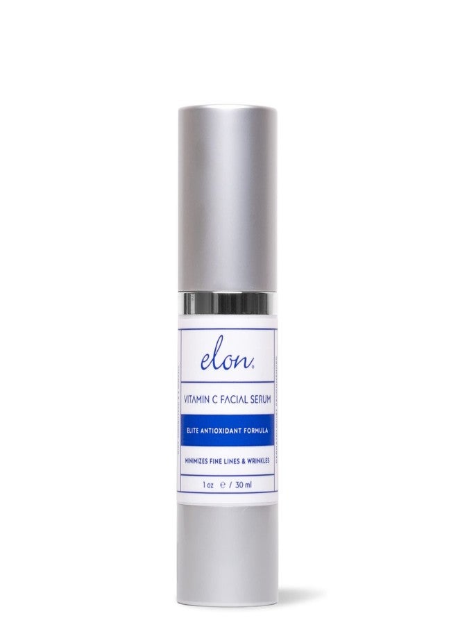 Elon Vitamin C Serum for Face - Anti Aging Serum to Reduce Fine Lines & Wrinkles - Improves Skin Texture - Activates Collagen Production - Facial Skin Care Products (1 oz) - Image 1