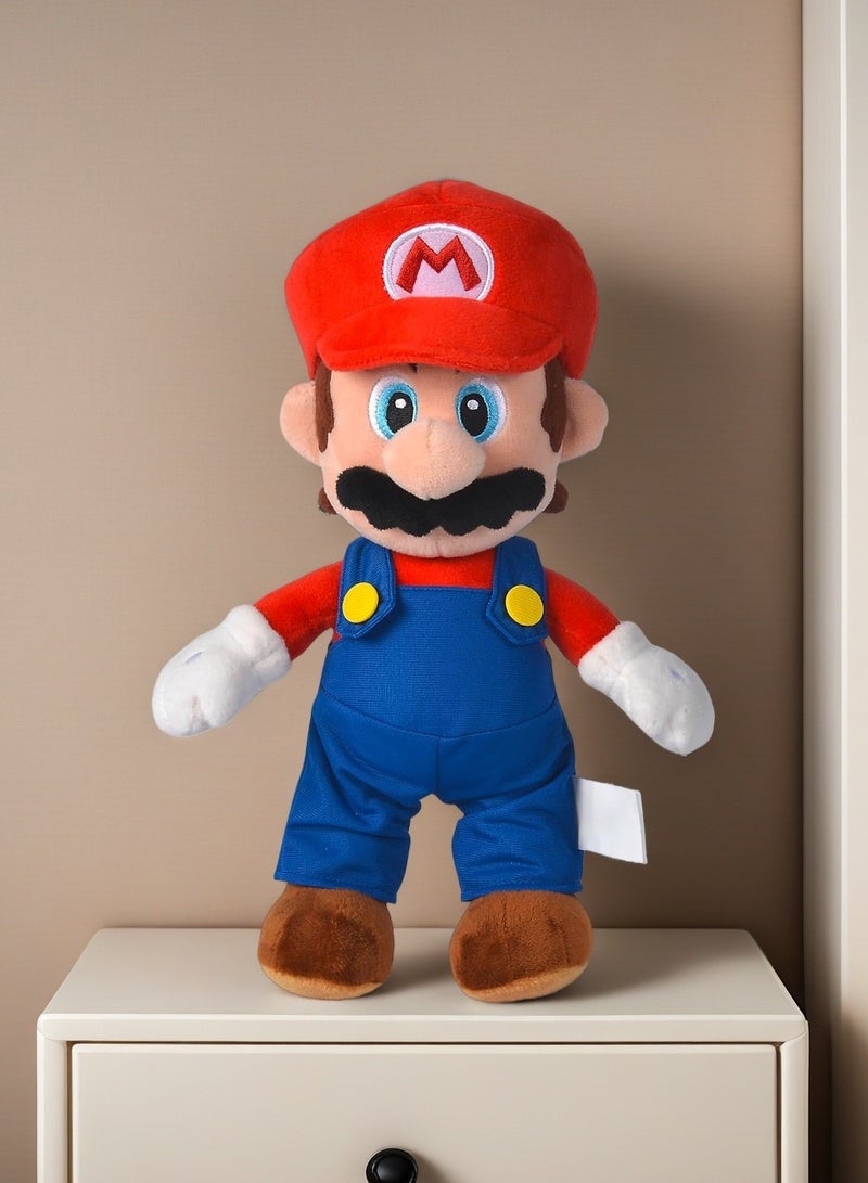 Nintendo Super Mario Plush Toys Mario Doll Holiday Eid Brithday Gifts for Children Ideal Soft and Huggable Cartoon Rag Dolls for Kids Good Cute Washable for Easy Cleaning Plush Toy 53cm - Image 1