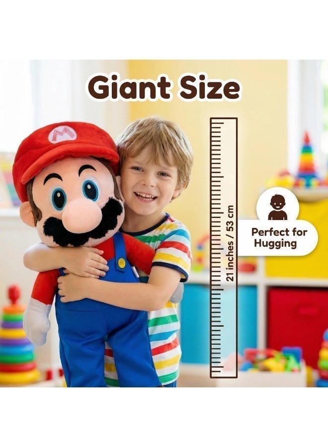 Nintendo Super Mario Toys Mario Plush Doll 21 Inch - Image 2