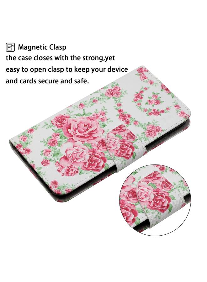 اس-توب جراب لهاتف Samsung Galaxy A03s مقاس 166 مم، جراب جلدي أفقي قابل للطي بنمط مرسوم مع حامل وفتحة بطاقة ومحفظة - Image 4