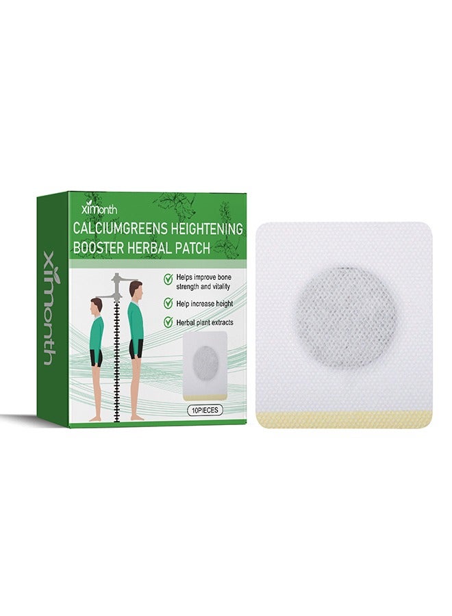 ximonth 10Pcs Height Growth Patch Plant Height Gnhancing foot Patch, Plantar Acupoints Stimulate Healthy Height Growth Care - Image 1