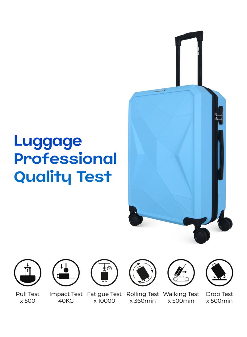 فيبتور طقم حقائب سفر 3 قطع ABS بعجلات مع نظام رقم قابل للقفل - Image 4