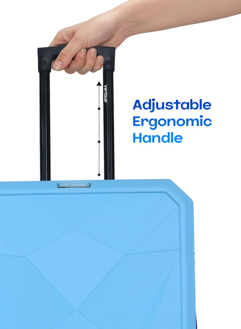 فيبتور طقم حقائب سفر 3 قطع ABS بعجلات مع نظام رقم قابل للقفل - Image 5