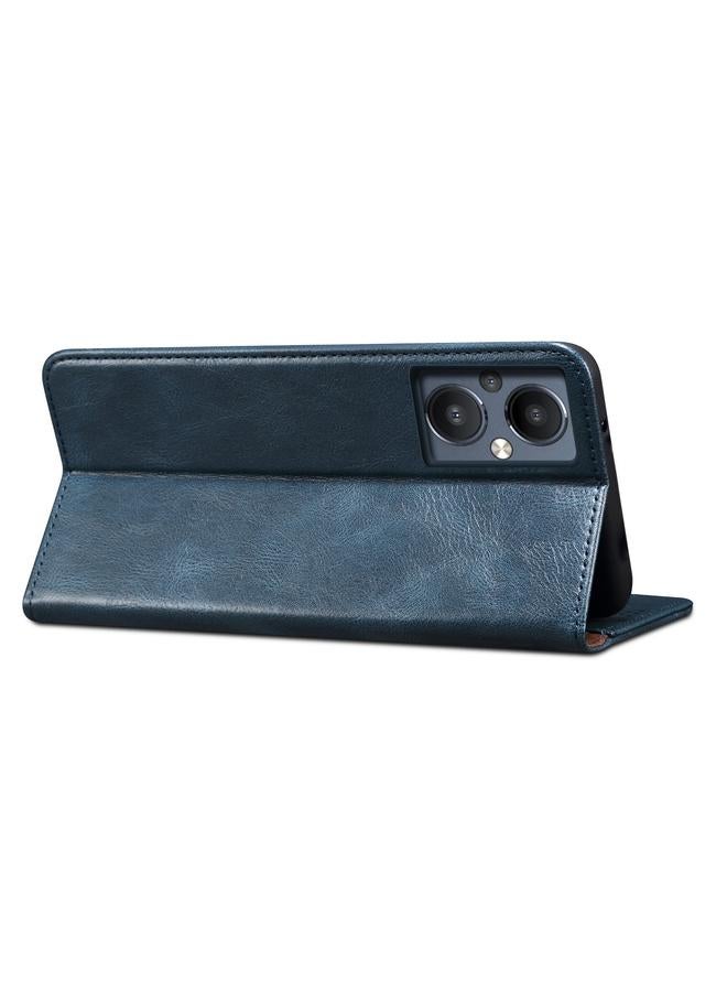 اس-توب جراب لهاتف OnePlus Nord N20 5G جراب هاتف جلدي من الشمع الزيتي بنمط حصان مجنون - Image 5