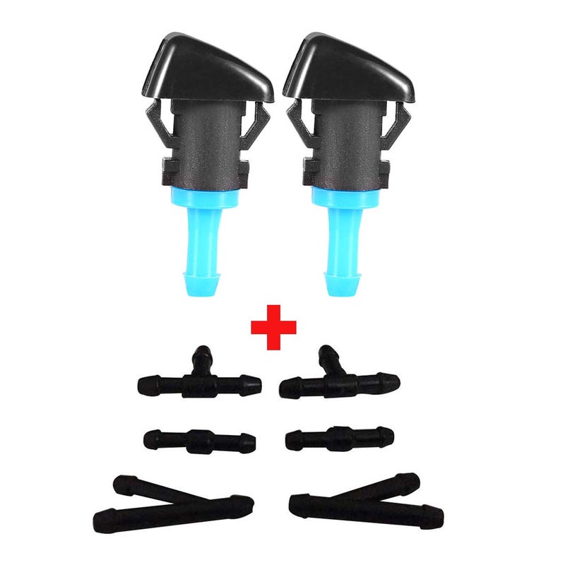 ZHPTAM FRONTIER WINDSHIELD WASHER HOOD NOZZLE Sprayer kit for 2009-16 FRONTIER, 2009-12 PATHFINDER, 2009-15 XTERRA – Replaces OEM # 28932-ZL00A - Image 4