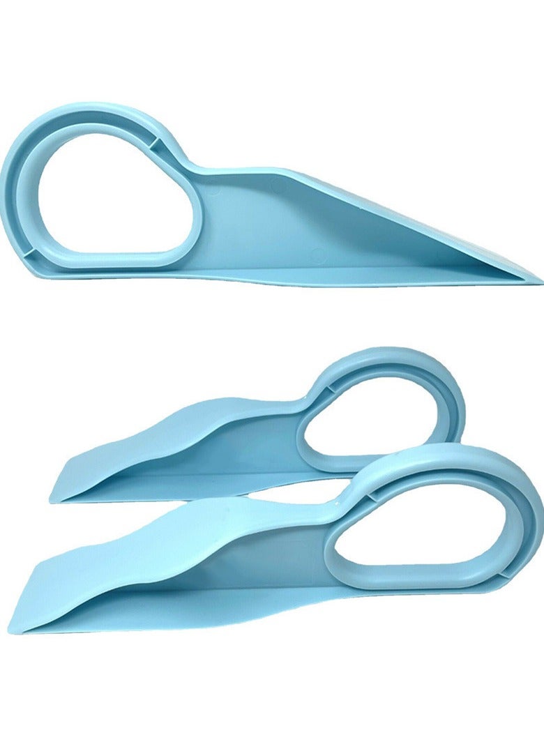 4 قطع سجادة سرير سلمية لرفع الأسرة ورفع السرير أداة مريحة مصممة لراحة الظهر أداة نقل السرير توفر الجهد - Image 1