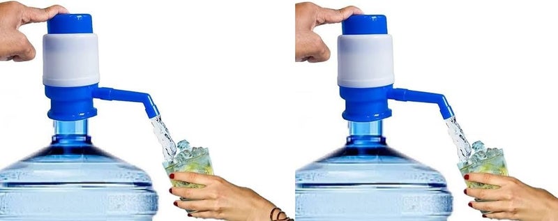 advancedestore Pack of 2 Hand Press Water Dispenser Pump for 20 Litre Bottles and Cans Portable for Home Office Schools and Camping HassleFree Easy to Clean Zero Electricity - Image 1
