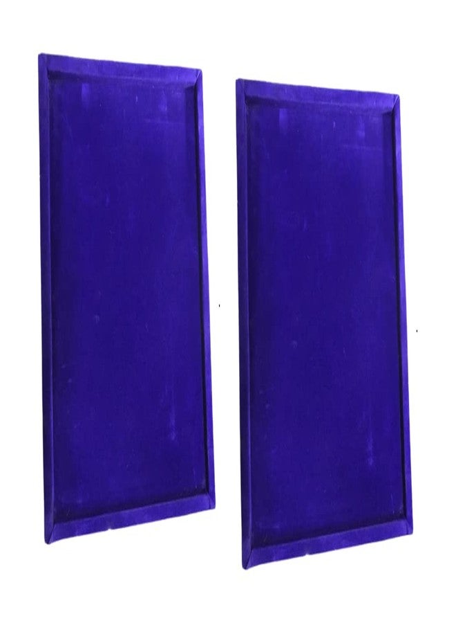 LUCKY STORE (12 x 15 inch Velvet Tray For Jewellery Display/Jewellery Display Organizer Tray For Showing Rings, Bangles, Necklace, etc. - Pack Of 2 Pieces