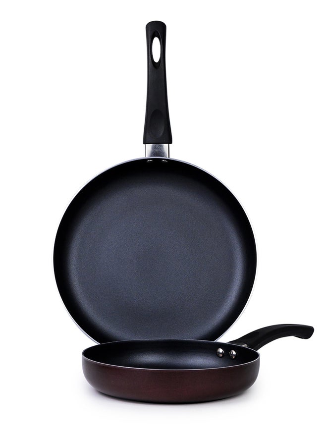 Cuisine Art Aluminum Fry Pan 2-Pieces Set - 20cm and 26cm - Image 2