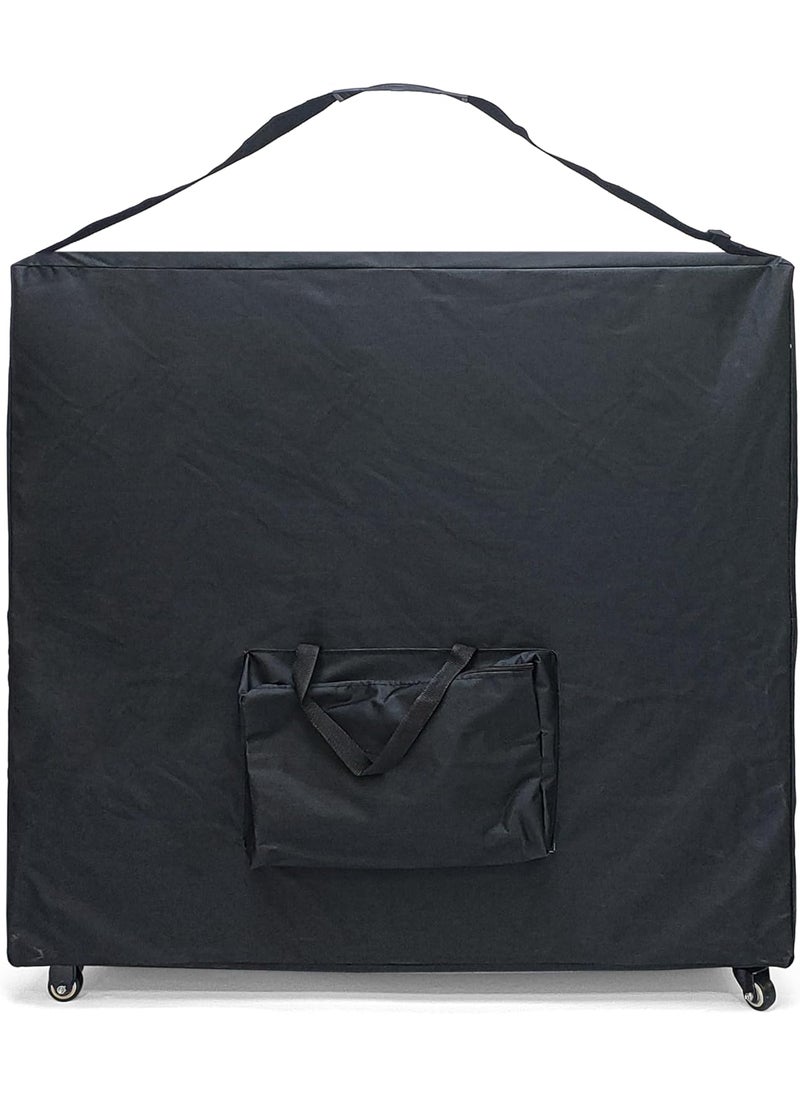 Elitzia Elitzia Massage Table Bag Folding Massage Table Bed Professional Carrying Bag for Portable Massage Bed Foldable Massage Table Bag Shoulder Strap Carrying with Wheels Hand Pullable ETCB500 