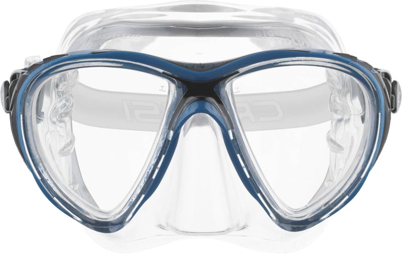 Cressi Big Eyes Evolution Crystal 2Lens Diving Mask BlackBlue - Image 2