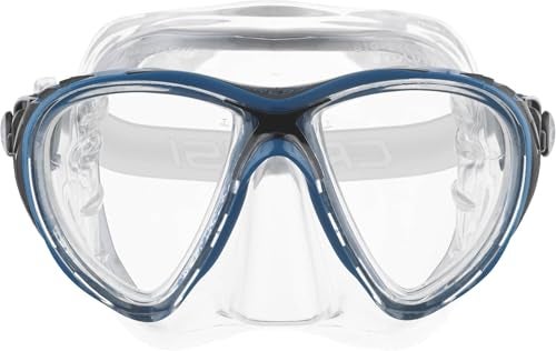 Cressi Big Eyes Evolution Crystal 2Lens Diving Mask BlackBlue - Image 1