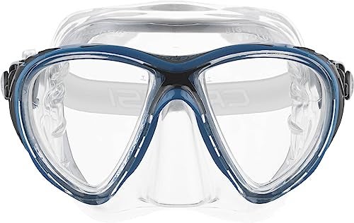 Cressi Big Eyes Evolution Crystal 2Lens Diving Mask BlackBlue - Image 3