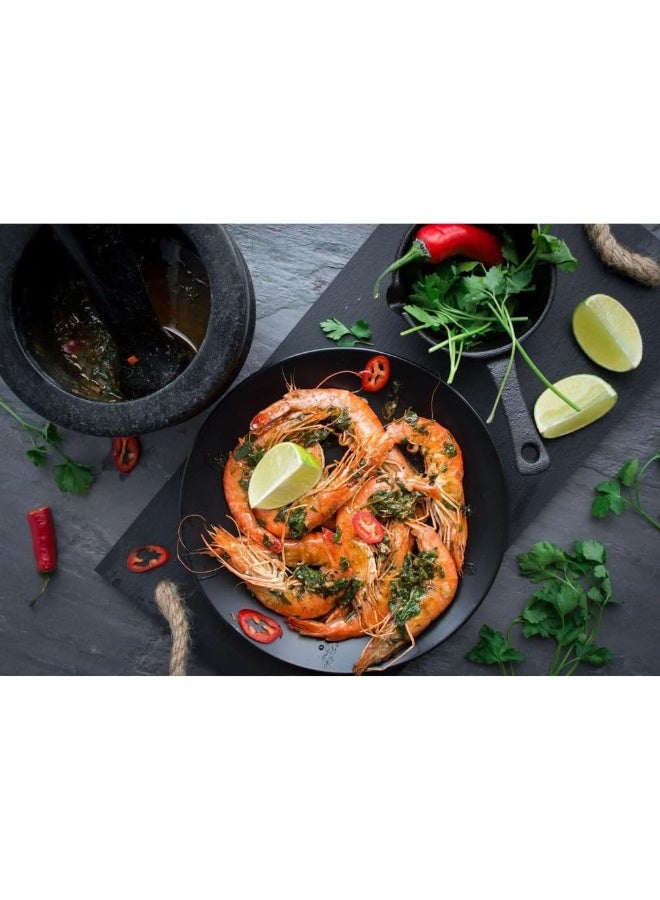 Cole & Mason H100279 Worcester Black Pestle & Mortar | Spice Grinder/Herb Grinder | Granite | 140mm | Small Pestle and Mortar Set | 2 Year Guarantee - Image 2