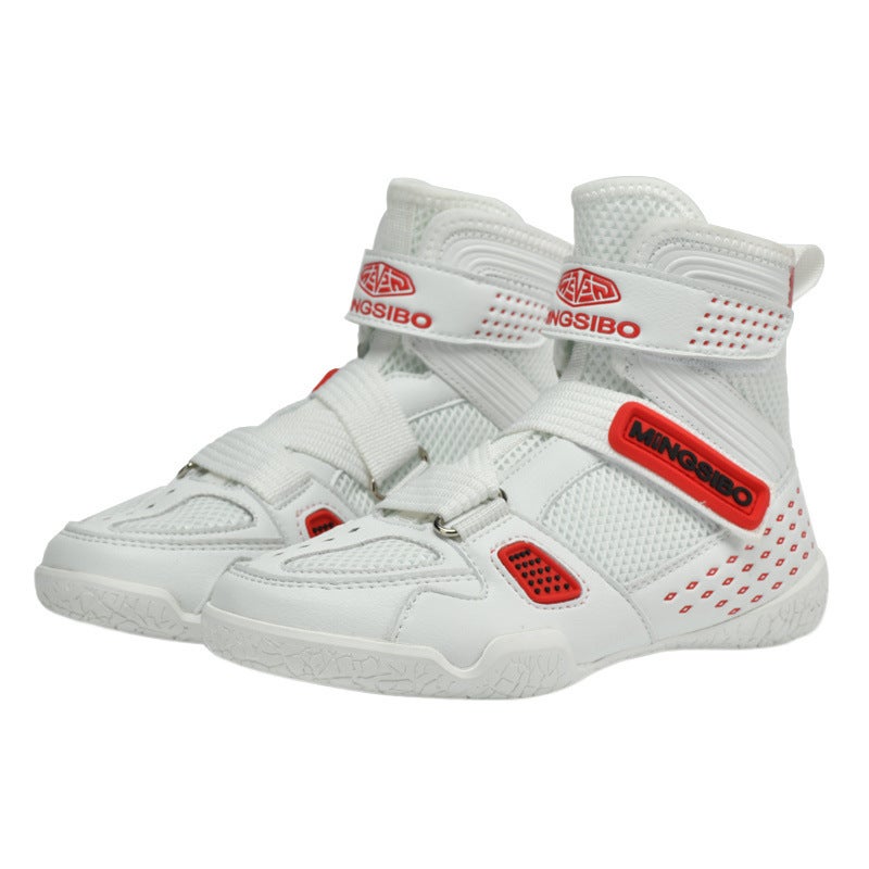 Boxing Shoes, Competition Training Shoes For Men, Breathable And Wear-Resistant, Free Fighting Fighting Shoes, Weightlifting And Deadlift Shoes For Women - Image 4