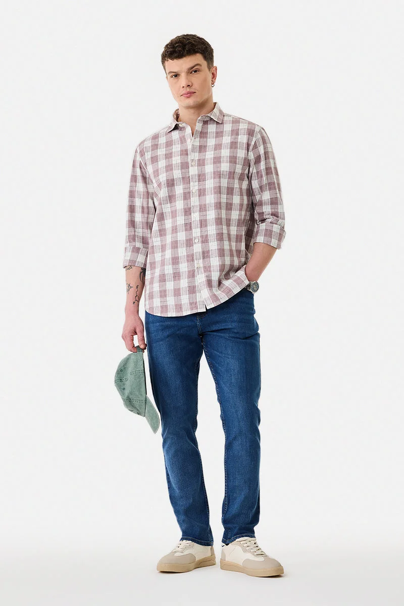 SNITCH 100% Cotton Regular Fit Checks Shirt