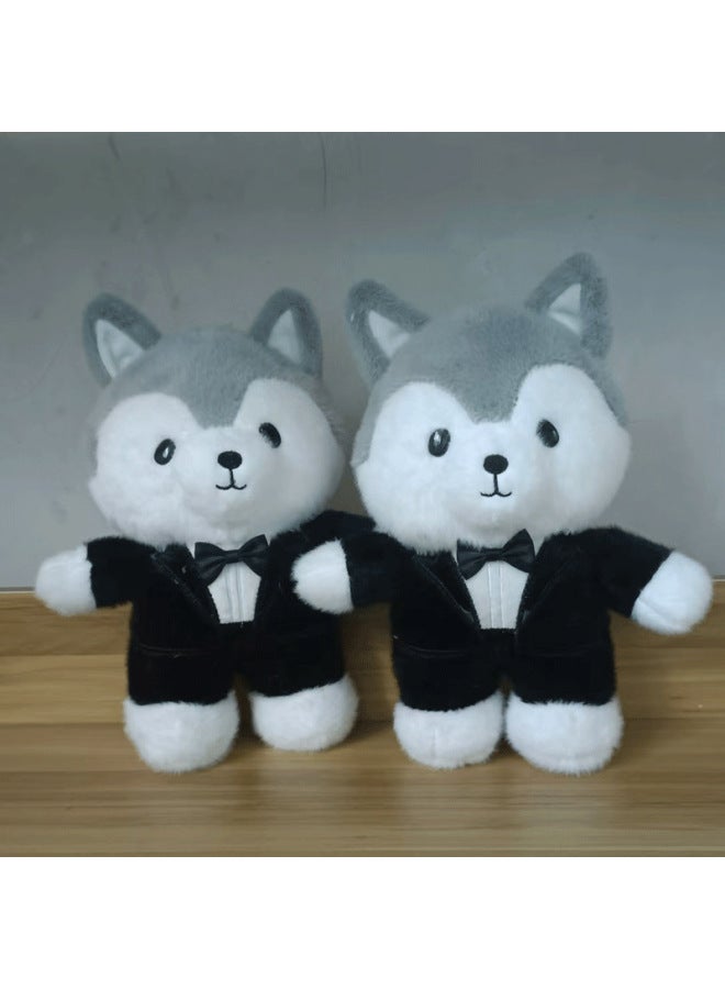 Eight-inch Boutique Grab Doll Machine Plush Toy Doll Doll Wedding Doll 8-inch Flow-Color:Mr. Wolf-Height:20cm -25cm/color Random/single Price