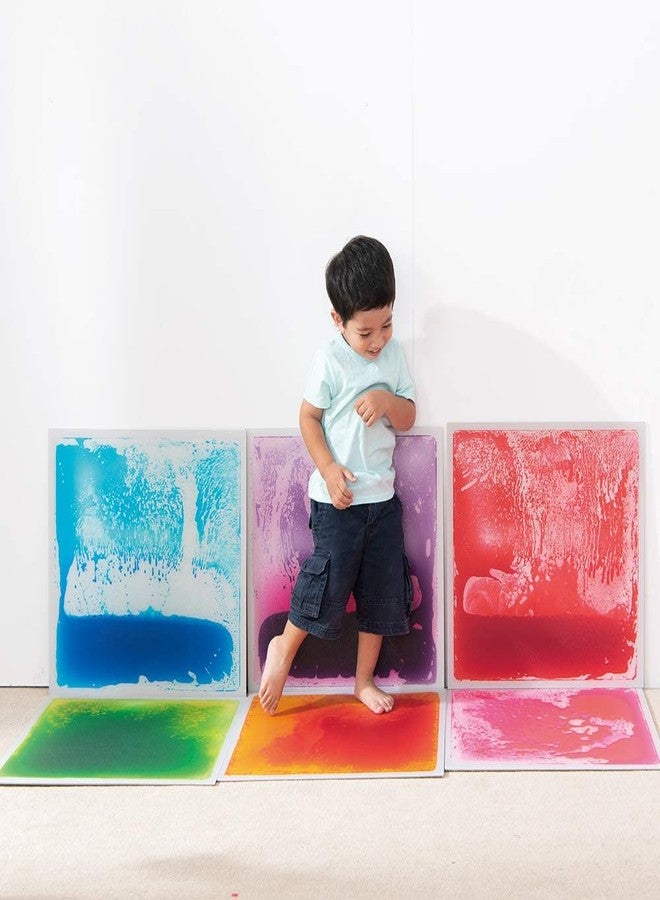 Crystiles Sensory Tiles w/ASTM, CPSIA, BS EN71 Certified, Crystiles 12" x 12" Colorful Liquid Floor Tile for Kids, Liquid Sensory Floor Decorative Mat - Image 2