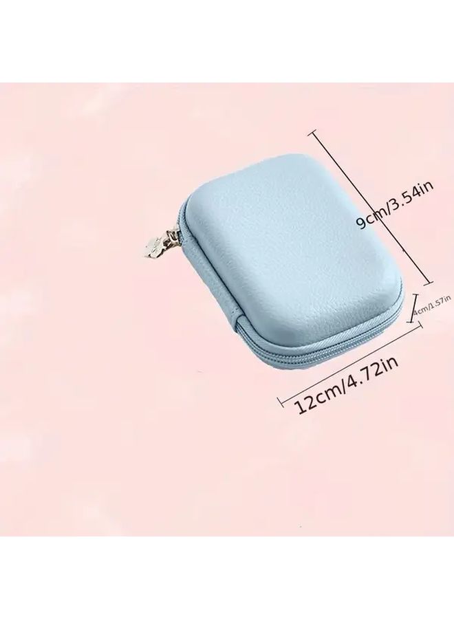 Blue Protective Storage Case For Blood Glucose Meter Travel Accessory Luggage Cover - Image 3