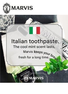 Marvis Whitening Mint Toothpaste 85ml – Premium Italian Toothpaste for Gentle Whitening & Long-Lasting Freshness  - Image 3