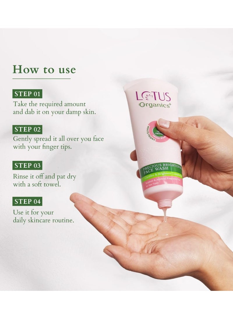 Lotus Lotus Organics + Precious Brightening Face Wash  - Image 5