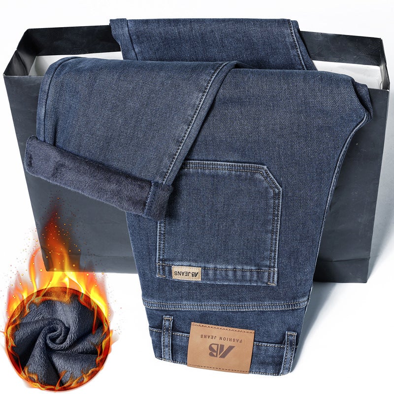 Unisex Classic Denim Jeans Loose Fit Daily Outdoor Wear - Image 4