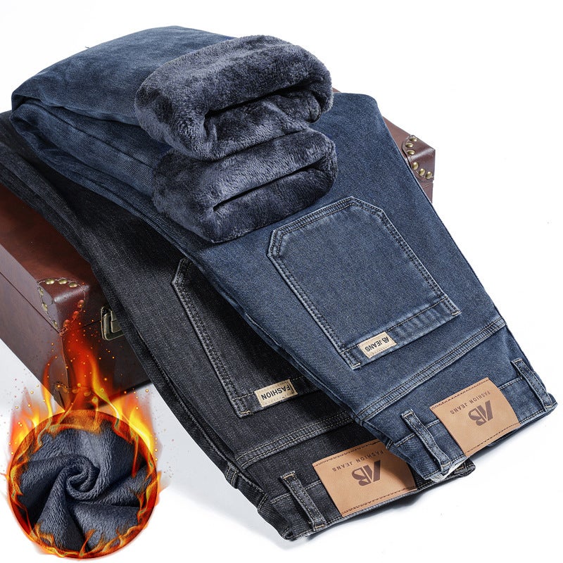 Unisex Classic Denim Jeans Loose Fit Daily Outdoor Wear - Image 5