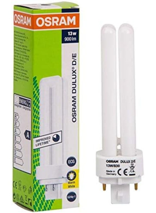 OSRAM Osram Home Decorative and Durable 13 Watts 4 Pin Day Light CFL Bulb (Pack of 4) - Warm White - Image 3