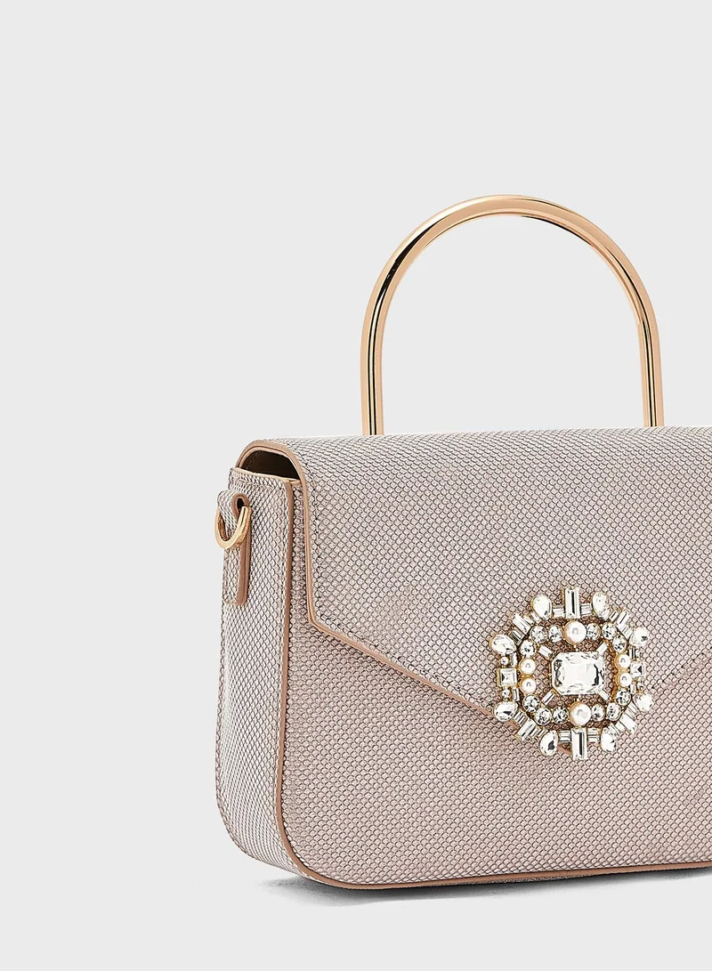 Dune LONDON Blaise Top Handle Crossbody Bag