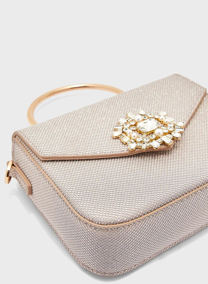 Dune LONDON Blaise Top Handle Crossbody Bag