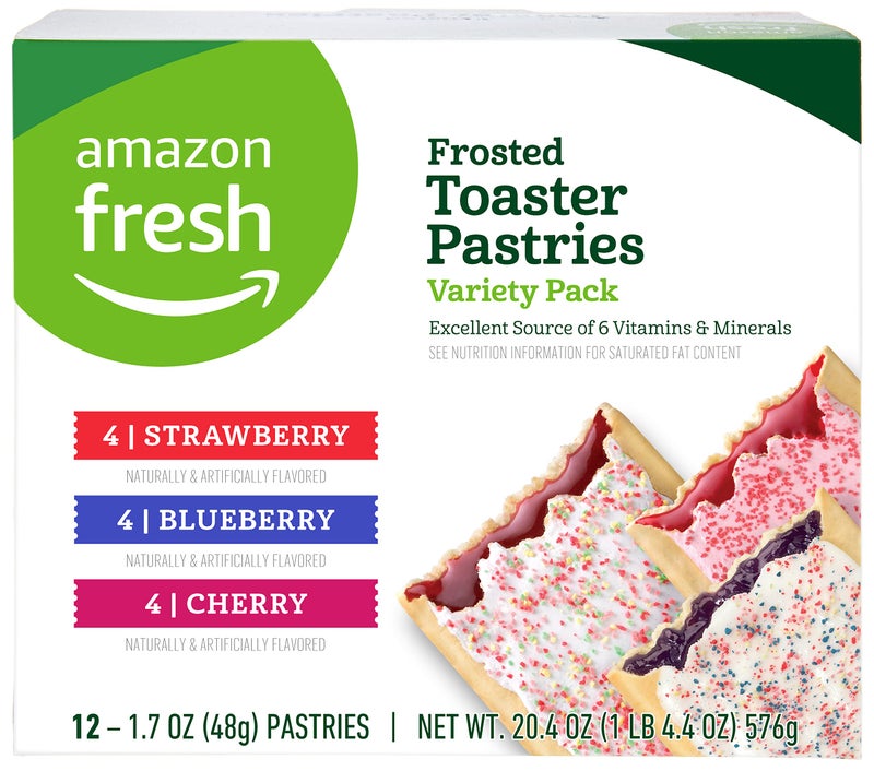 Amazon Fresh Toaster Pastries Variety Pack 12 Ct 22 oz - Image 1