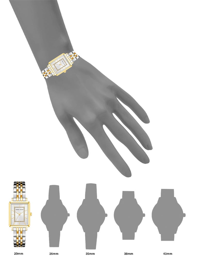 Anne Klein Women's Glitter Accented Bracelet Watch - Image 2