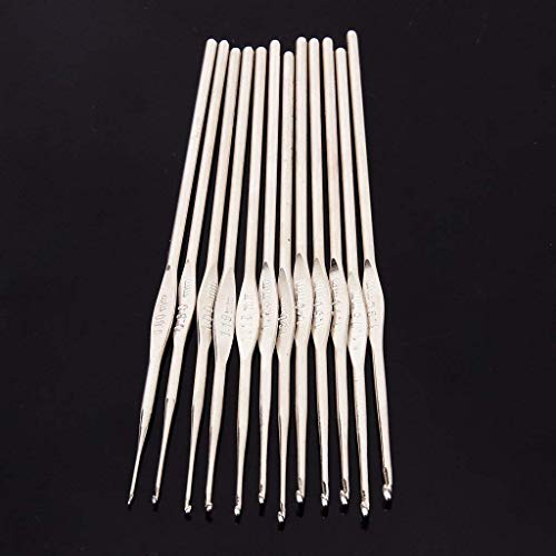 Bulfyss Aluminium Crochet Hooks Knitting Needles Set with Case (Multicolour) - 22 Pieces - Image 4