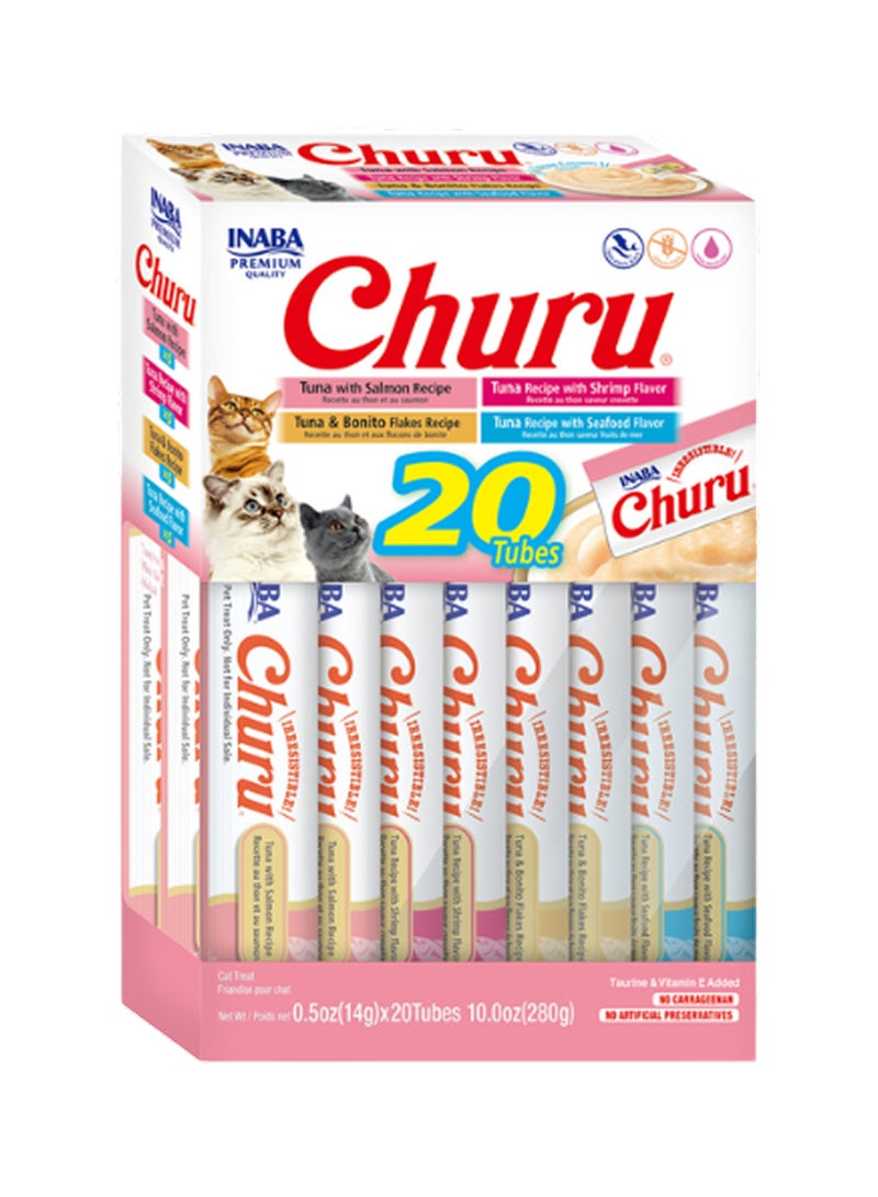 INABA صندوق مجموعة متنوعة من مكافآت القطط من تشورو للمأكولات البحرية - Image 1