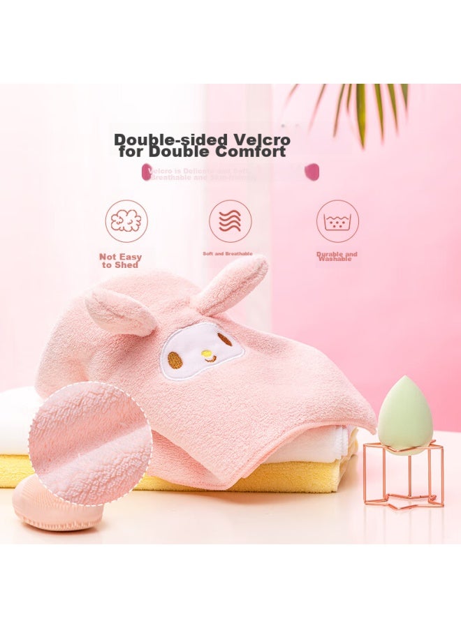 ميني سو Miniso Pompompurin منشفة الفيل السلسة الماصة من البولار، منخفضة التساقط، للاستخدام المنزلي، لغسيل الوجه والاستحمام، 80x30 سم - Image 4