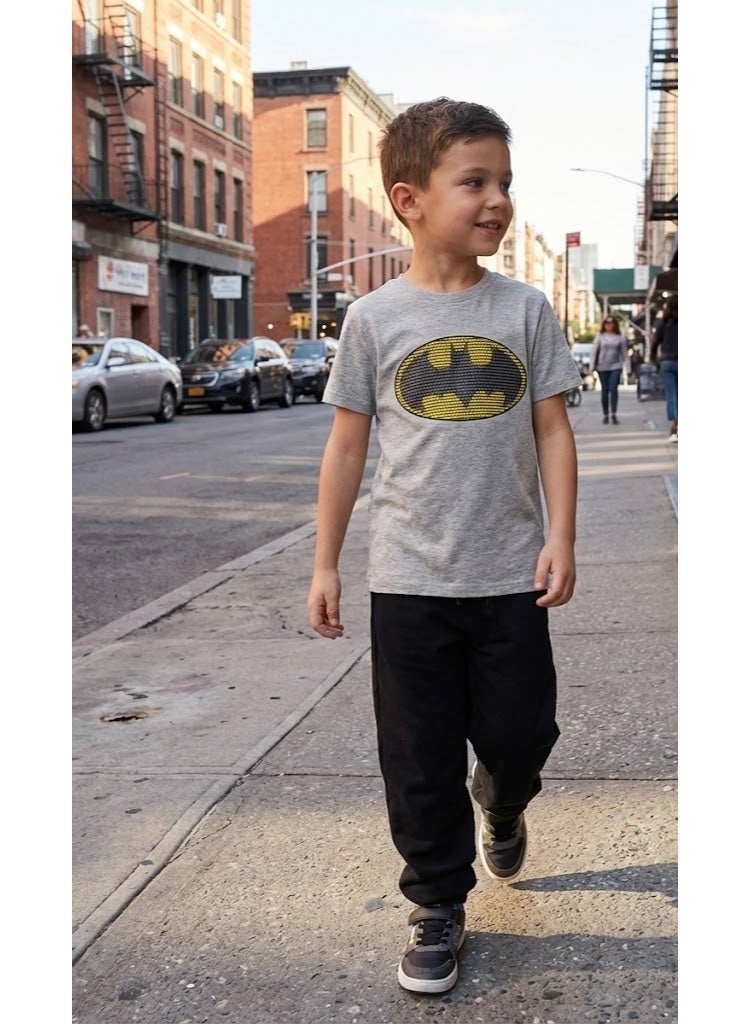 تيشيرت باتمان من دي سي للأولاد، قطن 100%، من إنتاج كيدز تي في - Image 2