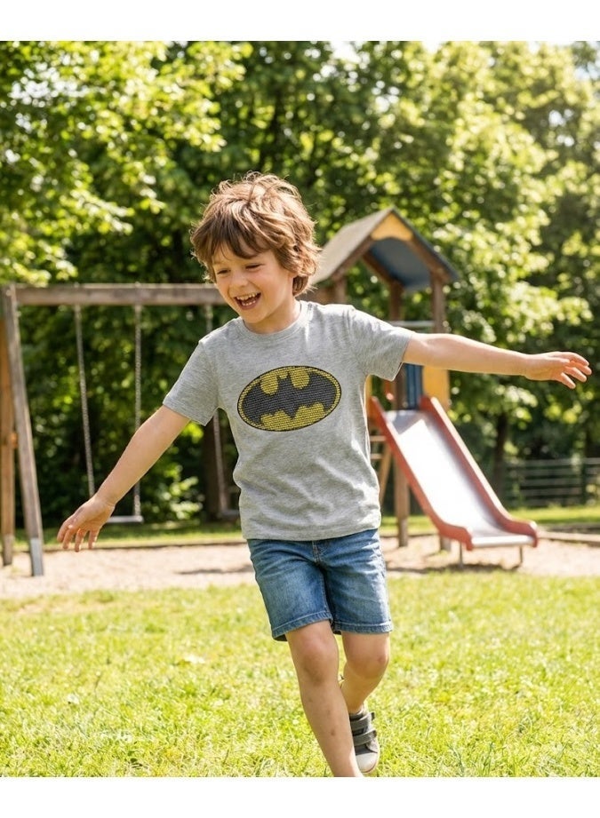 تيشيرت باتمان من دي سي للأولاد، قطن 100%، من إنتاج كيدز تي في - Image 3