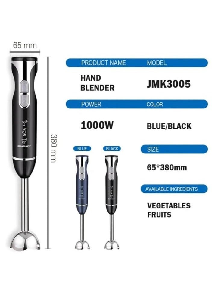 هاند بلندر كهربائي من جاماكى بقدرة 1000 وات jmk 3005، 1000.0 واط (ايطالي) بضمان سنه  - Image 5